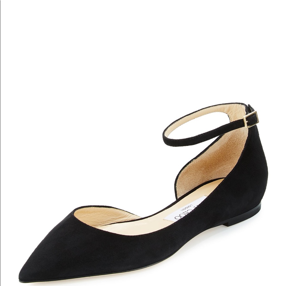 Jimmy Choo D’Orsay suede ballet flats